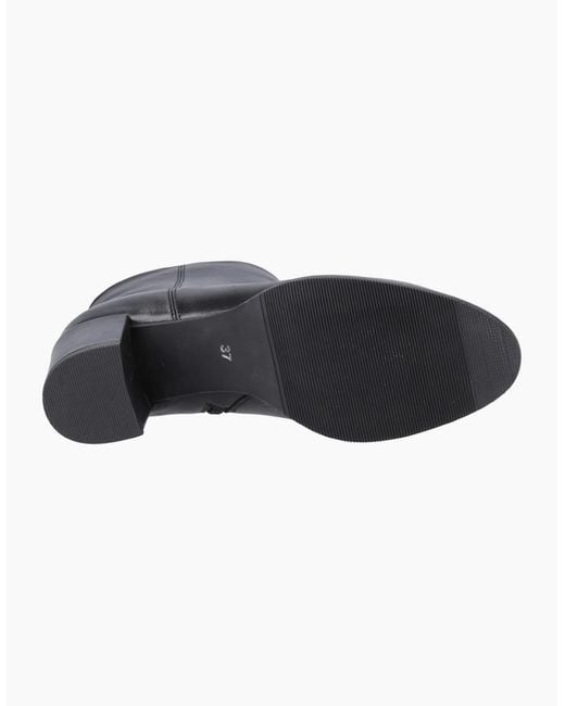 Hush Puppies Black Claridy Ankle Boots