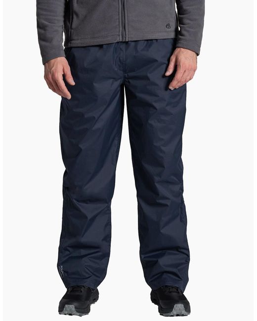 Craghoppers Blue Adult Expert Ii Packable Waterproof Trousers for men