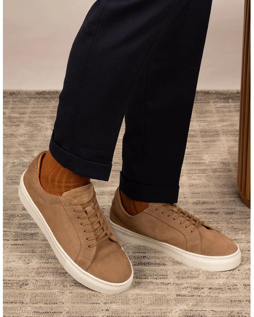 Oswin Hyde Natural Harper Sand Suede for men