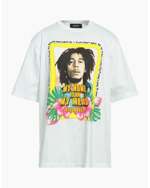 DSquared² White T-shirt for men