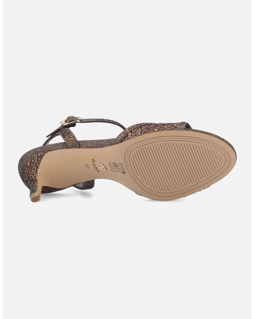 Dune Metallic Dune Manicure Sandals