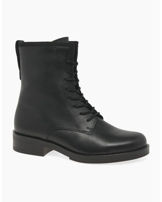 Gabor Black Hay Biker Boots