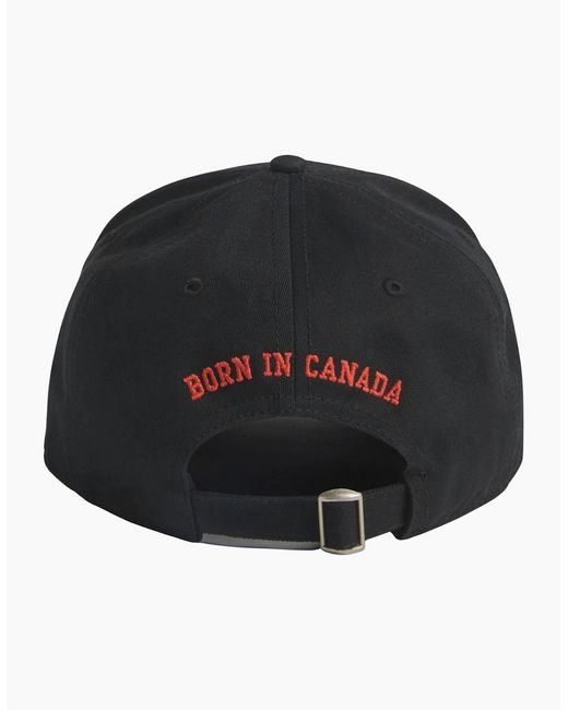 DSquared² Black 1964 Logo Hat for men