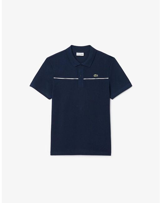 Lacoste Blue Short Sleeve Polo for men