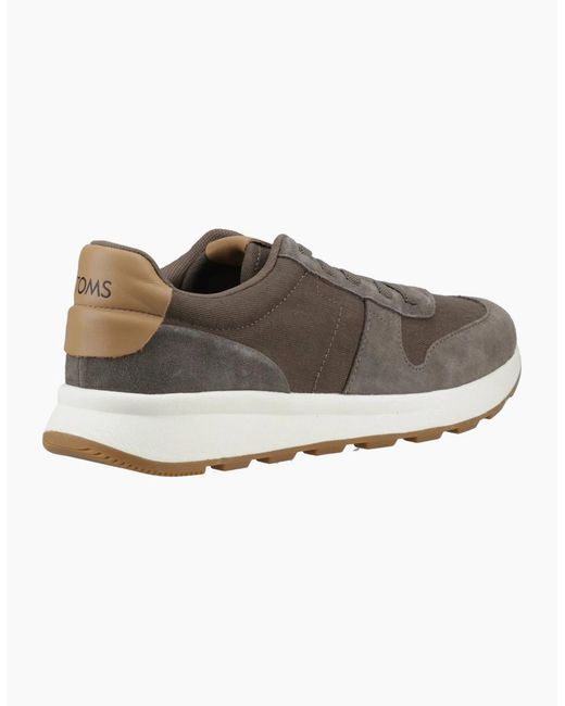 TOMS Gray Trvl Lite Retro Trainers for men