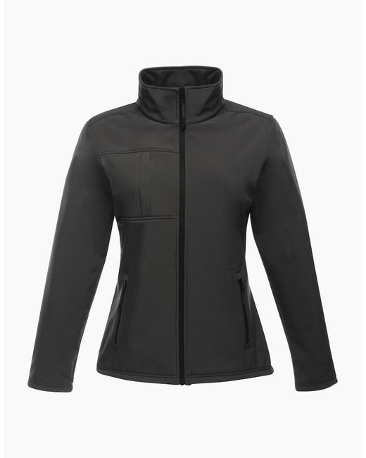 Regatta Black Ladies Octagon Ii Waterproof Soft Shell Jacket