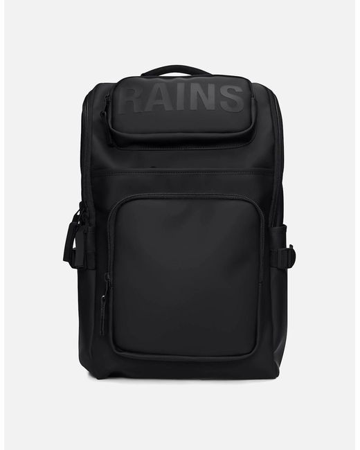 Rains Black Texel Cargo Backpack