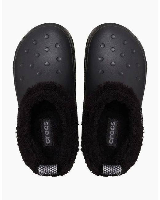 CROCSTM Black Classic Lined Shorty Clogs for men