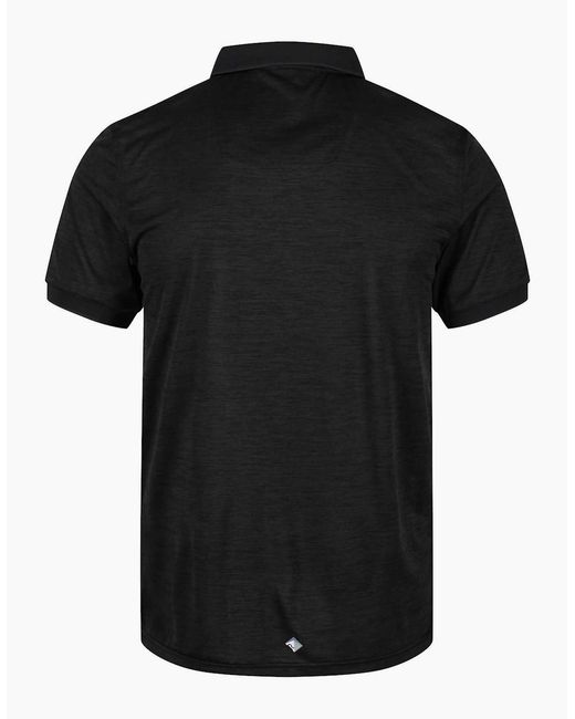 Regatta Black Remex Ii Jersey Polo Shirt for men
