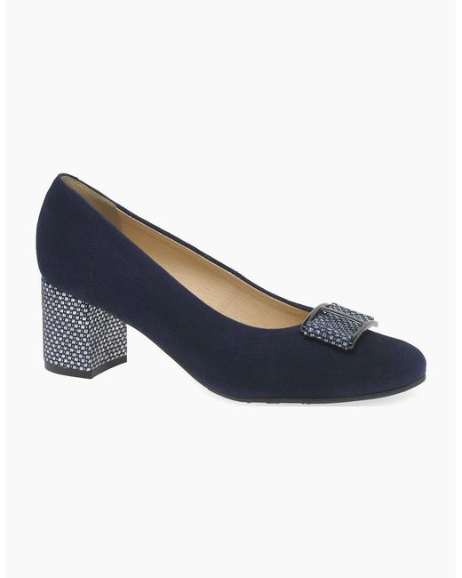 Bioeco Blue Daphne Court Shoes