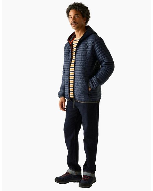 Regatta Blue Rigain Padded Jacket for men
