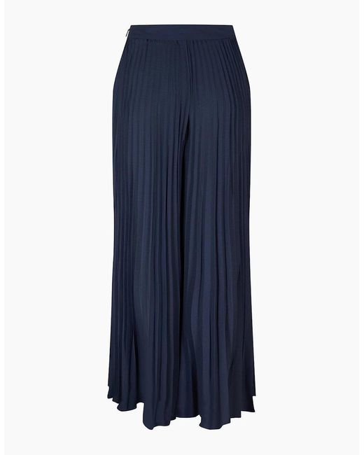 Ted Baker Blue Wl Pleat Trsr