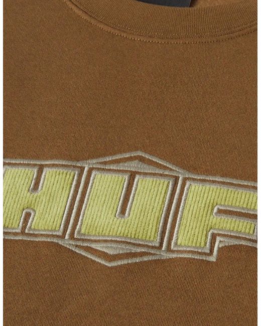 Huf Natural Quality Mud Crewneck Sweatshirt for men
