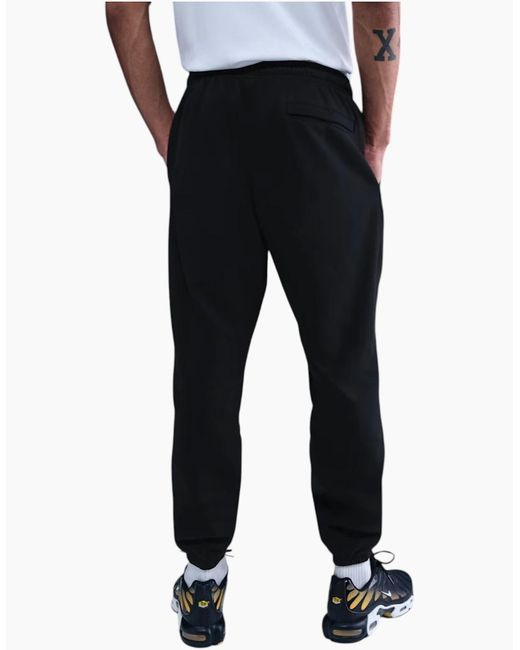 Nike Gray Club Joggers Fn3808 Cuffed Brushed Trousers for men