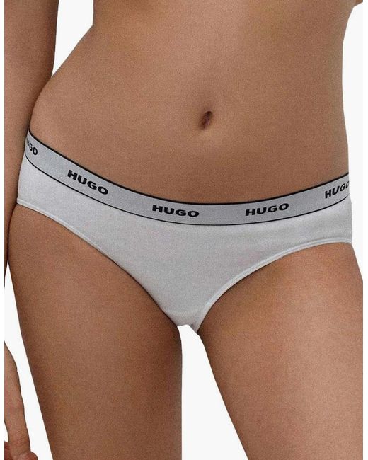 Boss White 3-Pack Classic Logo Briefs