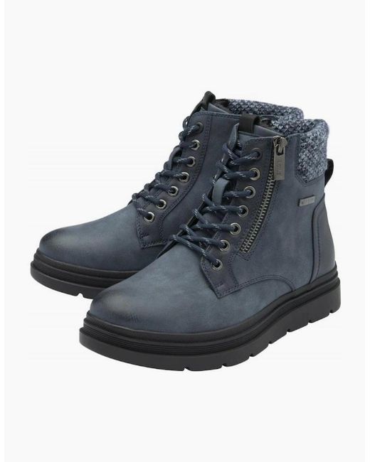 Lotus Black Saundra Boot