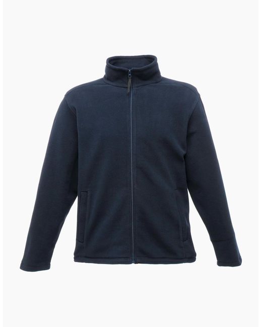 Regatta Blue Plain Micro Fleece Full Zip Jacket (Layer Lite) for men