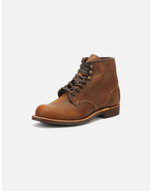 Red Wing Brown Blacksmith Copper Boots for men