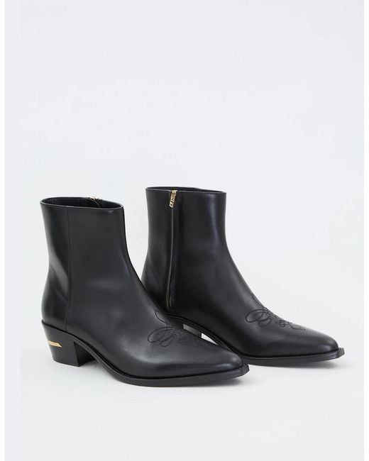 Amiri Black Leather Ma Pointy Boot for men
