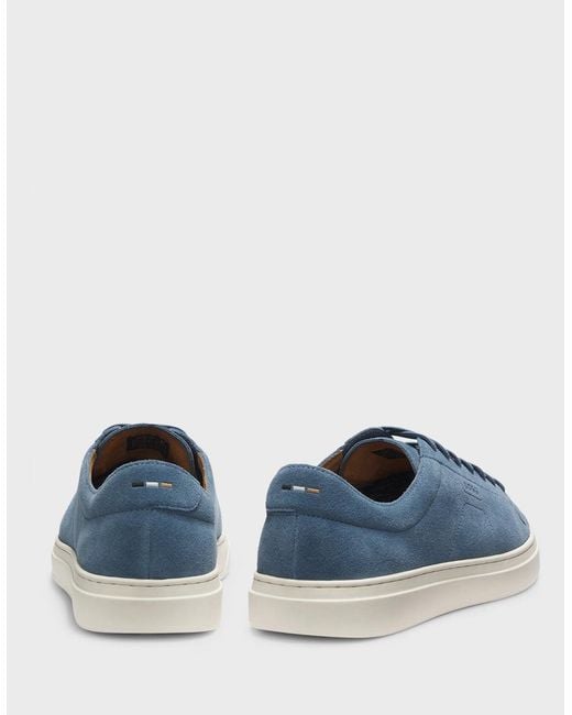Boss Blue Kieran Tenn Sneakers for men