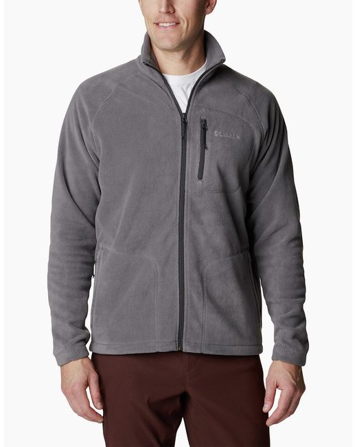Columbia Gray Fast Trek Ii Full Zip Fleece for men
