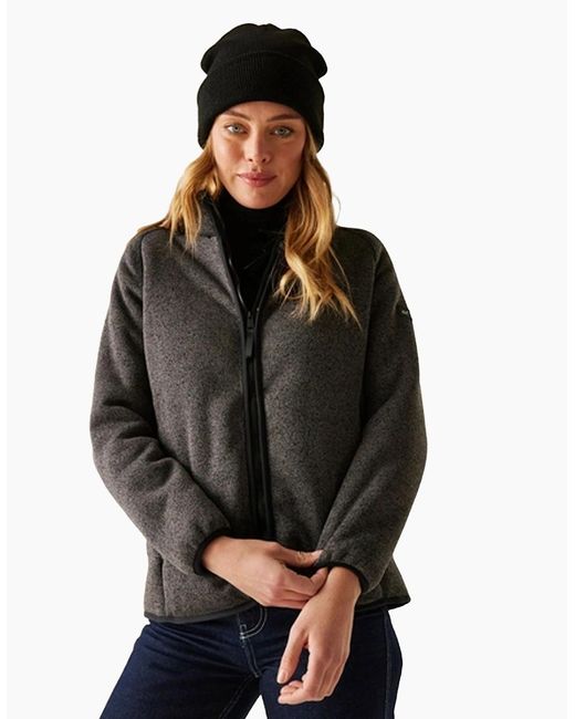 Regatta Gray Ladies Mellrey Full Zip Fleece