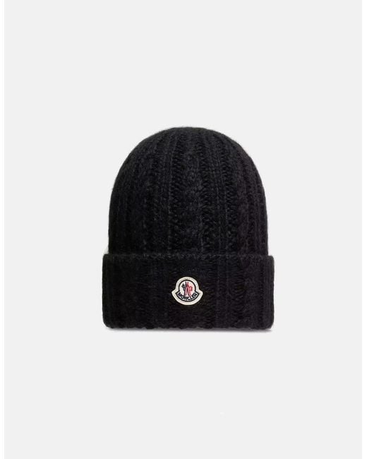 Moncler Black Archive Logo Hat