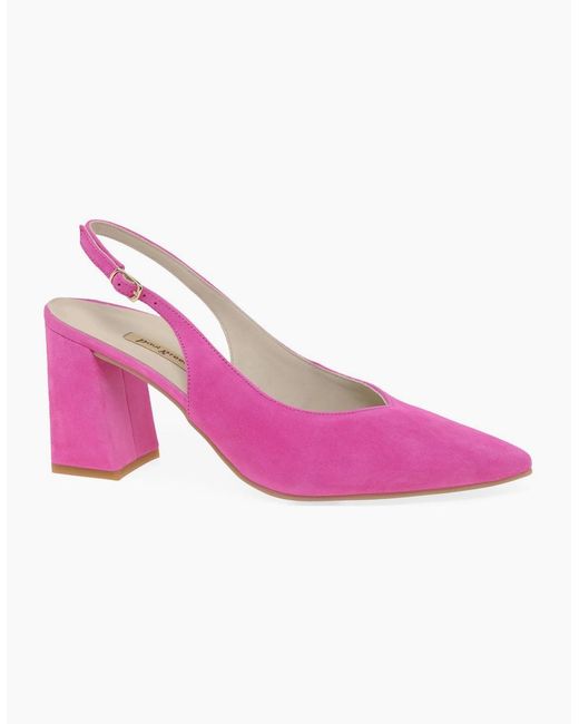 Paul Green Pink Willa Open Court Shoes