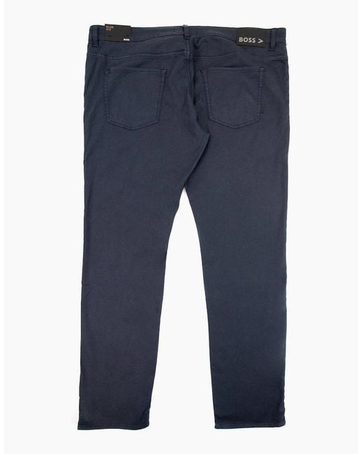 Boss Blue Delaware 3-1-20 Slim Fit Stretch Jean 404 for men