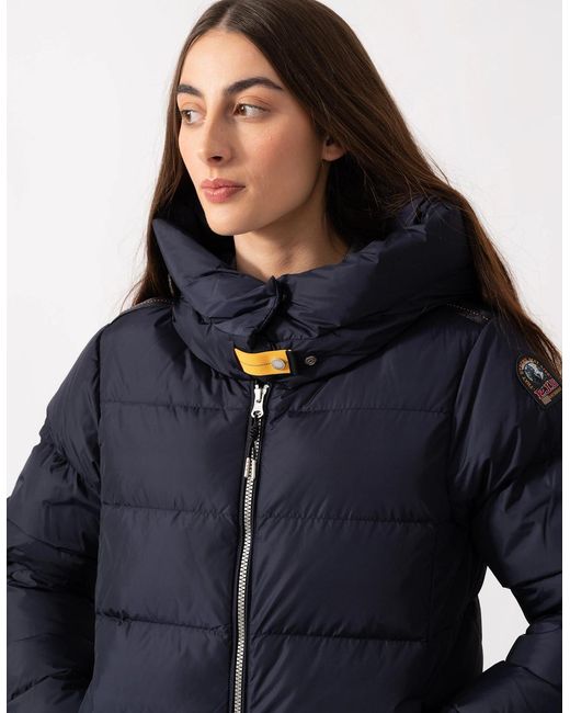 Parajumpers Blue Jinny Hooded Down Jacket