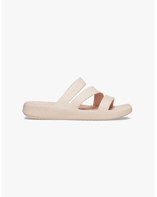 CROCSTM White Blush 209587-6Ur Flat Sandals