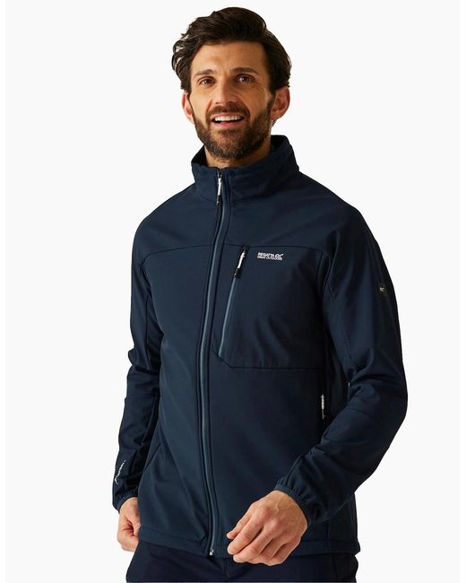 Regatta Blue Mountdale Soft Shell Jacket for men