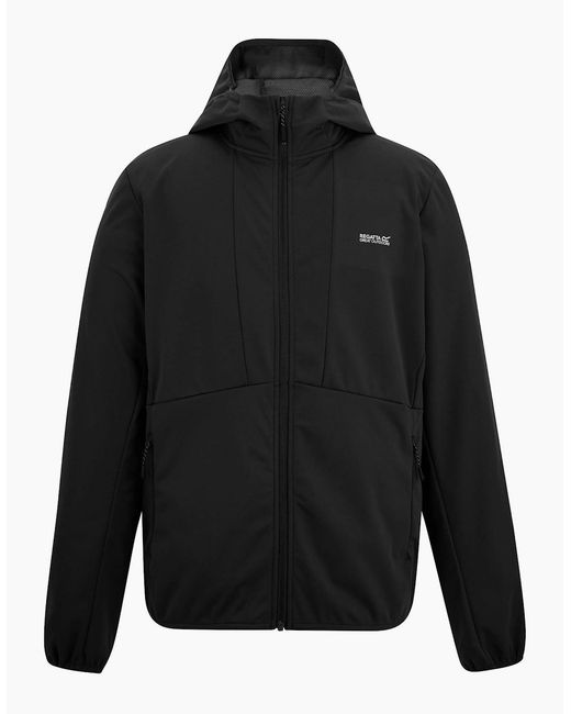 Regatta Black Tredmoor Soft Shell Jacket for men