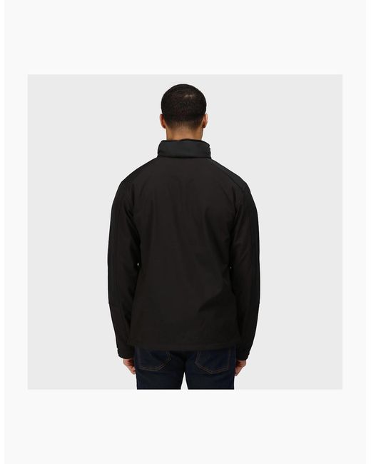 Regatta Black Hydroforce 3-Layer Softshell Jacket (Wind Resistant, Water Repellent & Breathable) for men