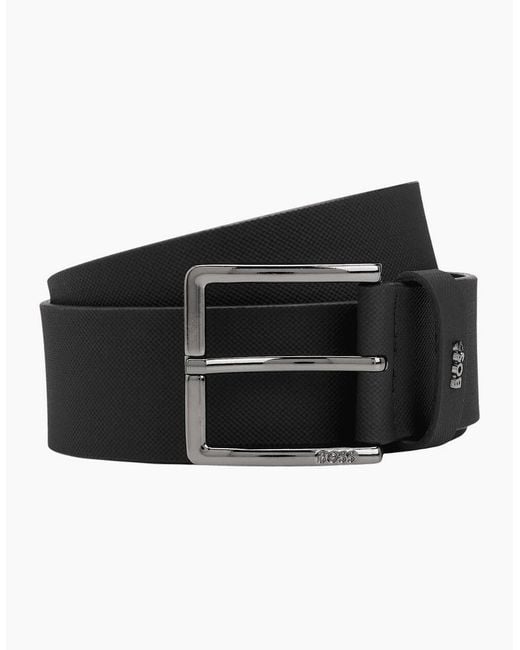 Boss Black Ther-D-Boss Leather Belt for men