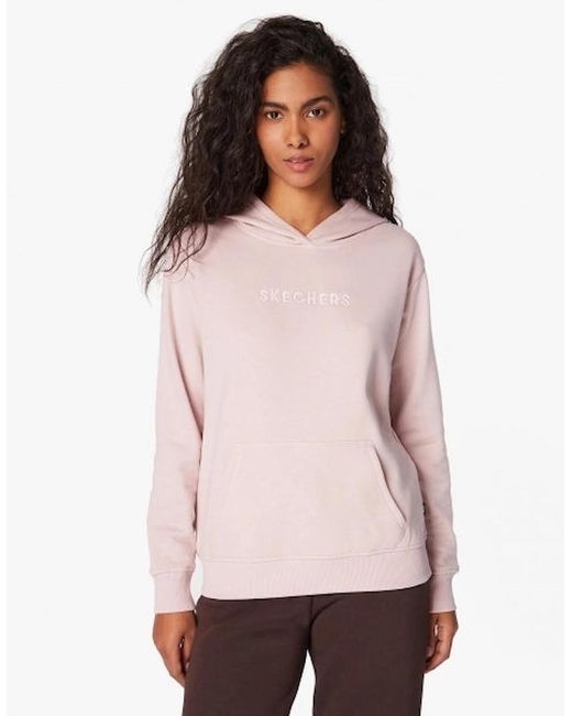 Skechers Pink Whd69/Lpk Signature Cotton Hoodie