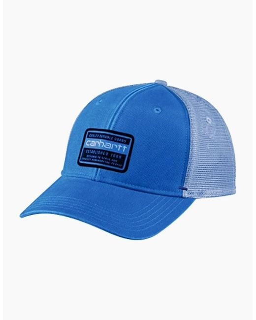 Carhartt Blue Carhartt Quality Goods Logo Patch Ball Cap for men