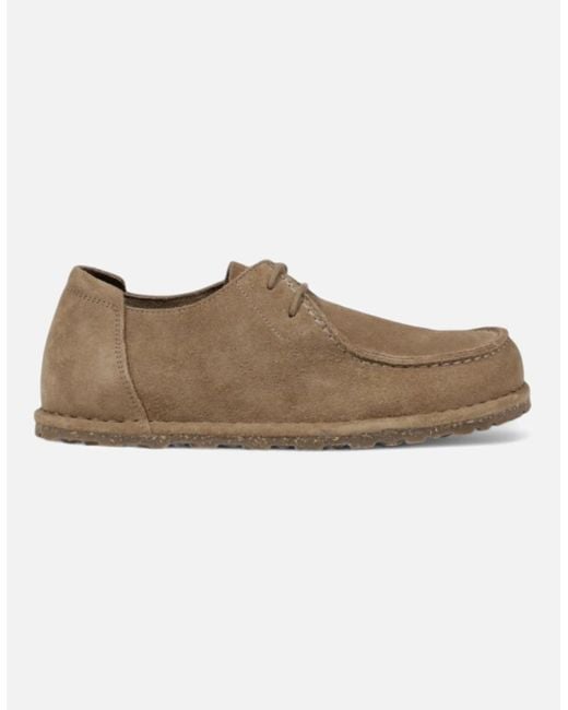 Birkenstock Brown Lace-Up Polyurethane Shoes