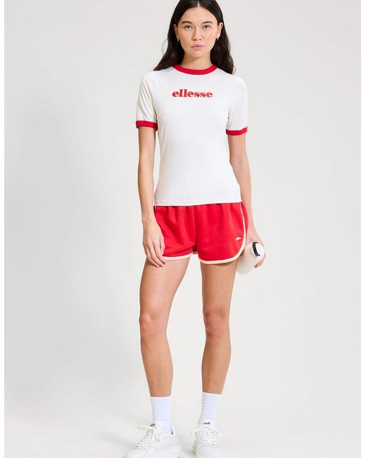 Ellesse White Albenga Tee