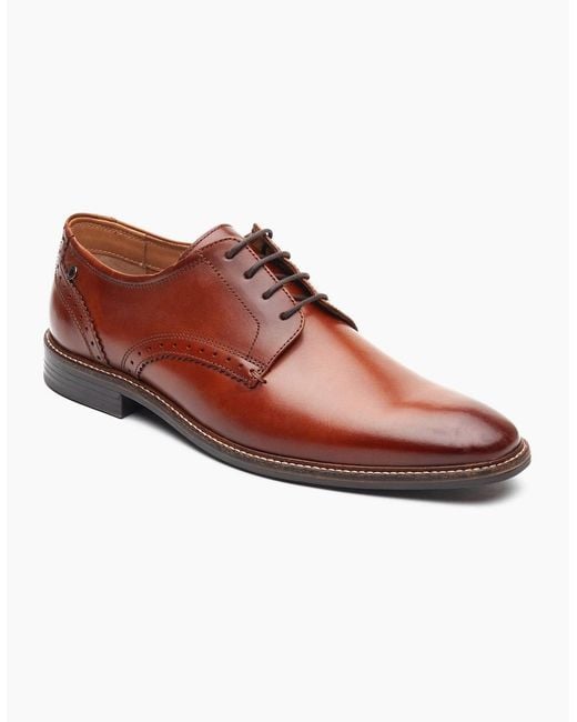 Base London Red London Eton Derby Shoes Tan for men