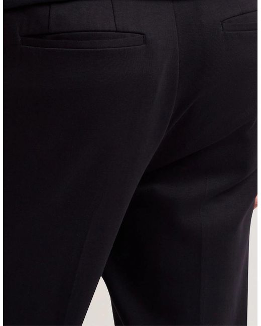 Ted Baker Blue Rookt Slim Jersey Stretch Smart Trousers for men