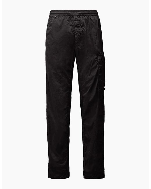 C P Company Black Chrome-R Lens Cargo Pants for men
