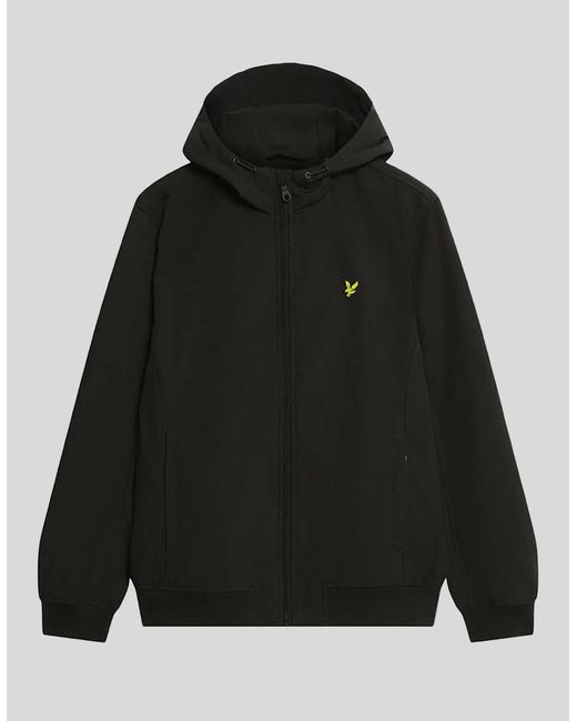 Lyle & Scott Black Mesh Lined Softshell Jacket for men