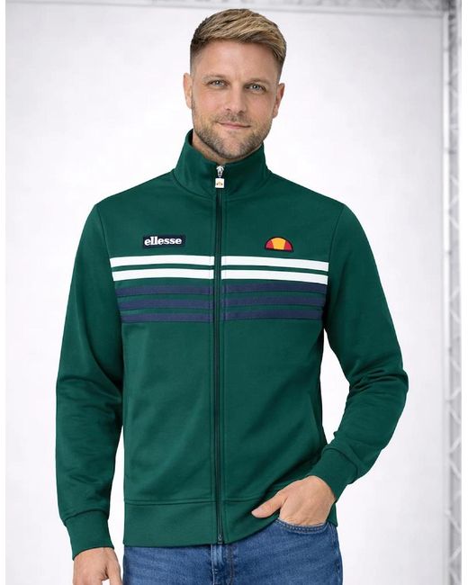 Ellesse Green Vicenza Track Top Jacket Dark for men