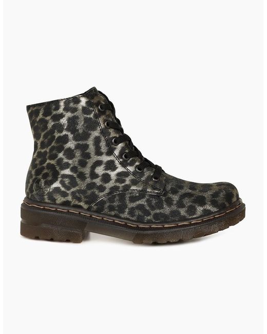 Rieker Black Flame Ii Ankle Boots