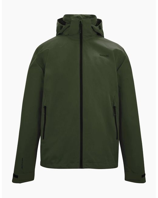 Regatta Green Oakhowe Waterproof Jacket for men