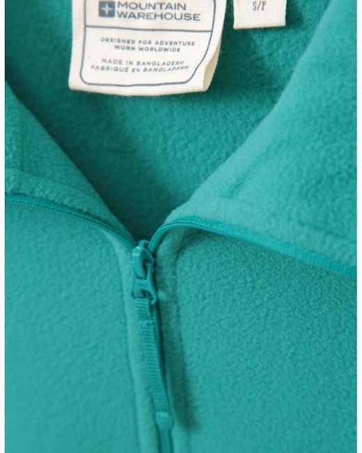 Mountain Warehouse Blue Ladies Camber Ii Fleece Top