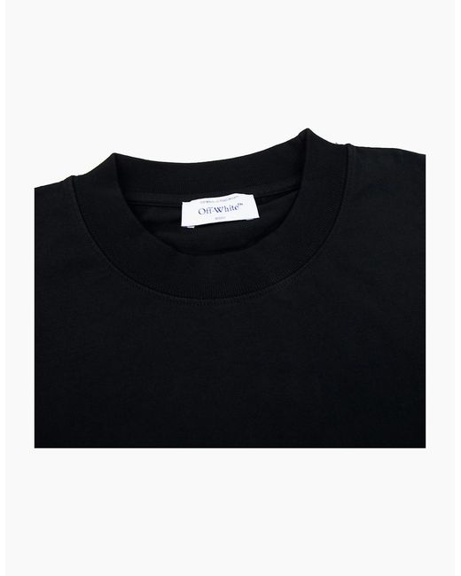 Off-White c/o Virgil Abloh Black Off Moon Cam Arrow Skate S/S T Shirt for men