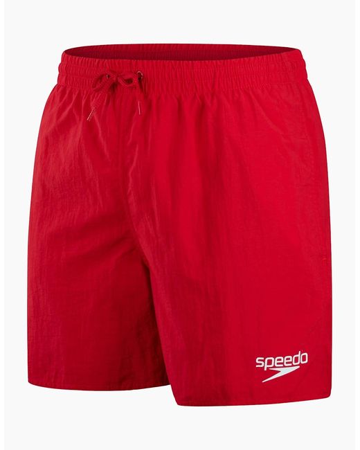 Speedo Red Essential Swim Shorts for men