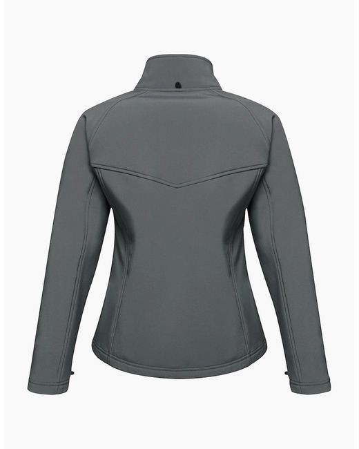 Regatta Gray Ladies Uproar Softshell Wind Resistant Jacket